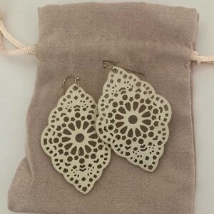 Cream Color Earrings
